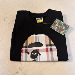 bape burberry shirt