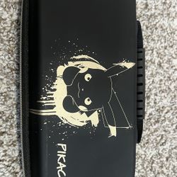 Pikachu Nintendo Switch Game Carrying Case and 2 Games