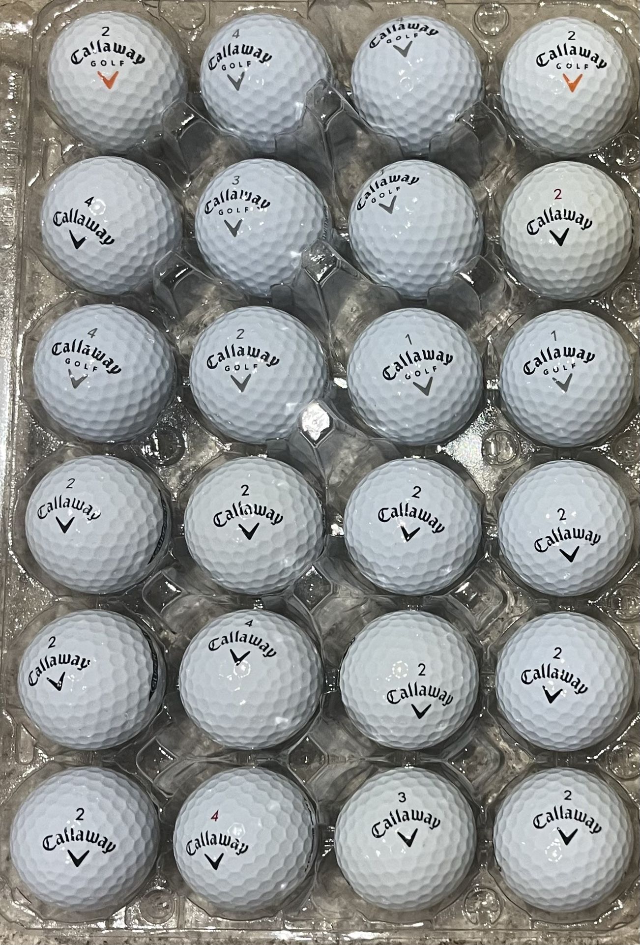 24 Like New Callaway Golf Balls As Pictured ⛳️