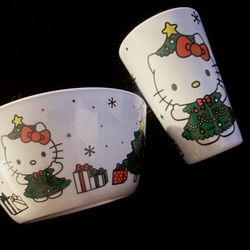 Hello Kitty Christmas Viral Cup And Bowl Up 