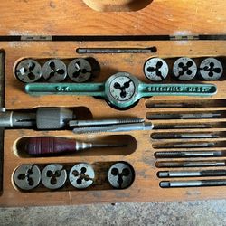 Vintage Greenfield Tap And Die Set