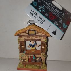 Disney Sketchbook Snow White Window With Forest Critters Ornament