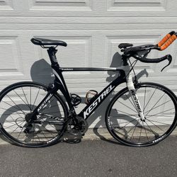 Kestrel Tri Bike 55cm 2014 Black White for Sale in Spokane WA