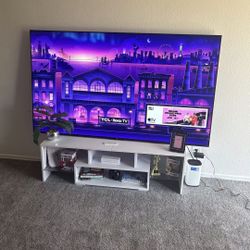 White TV stand