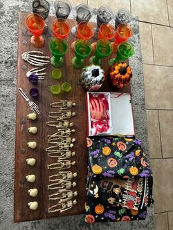 Halloween party staff