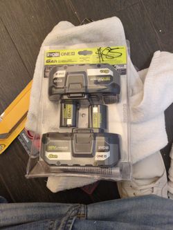 Ryobi High Performance 2 Pack Batteries 