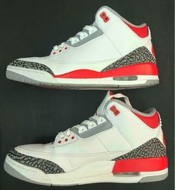 Size 13 Jordan 3 Retro Fire Red