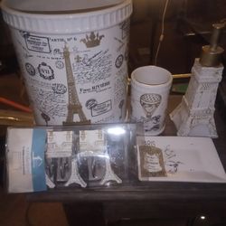 5 piece bathroom set,$20