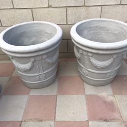 New Flower Pots Made Out Cement Perfect Gift For Any Occasion 