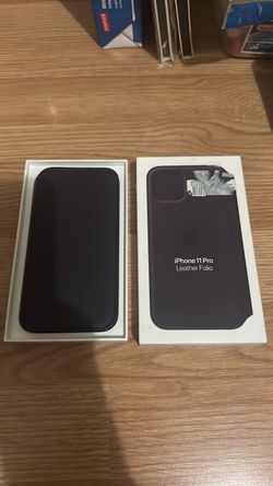 Apple iPhone 11 Pro Leather Folio Case