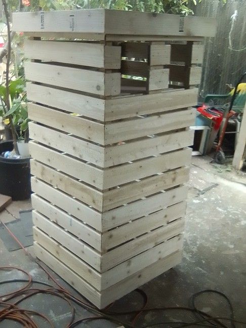Custom Made Wooden Mail Box Stands