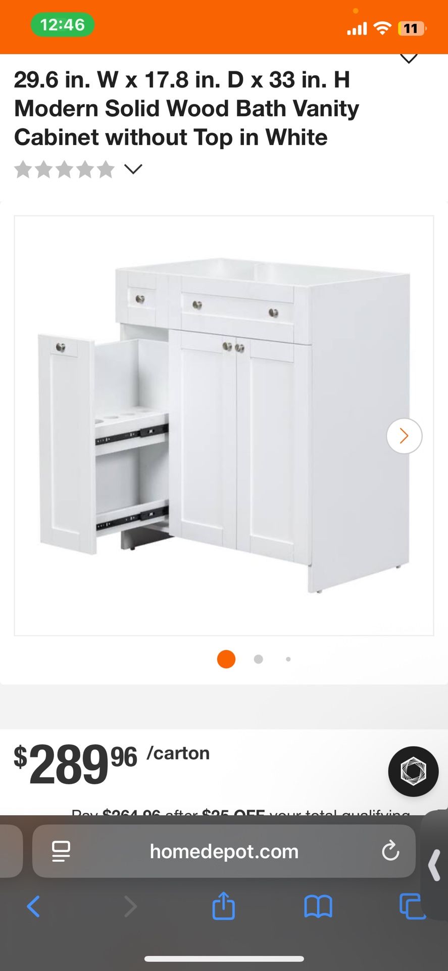 bathroom vanity