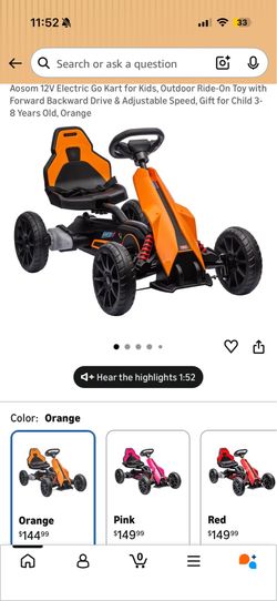 Kids Go Kart Rechargable - Local pick up only
