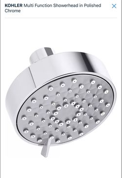 Brand New KOHLER Multi Function Showerhead in Polished Chrome