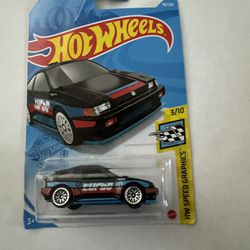 Hot Wheels - 1985 Honda CR-X (Black)