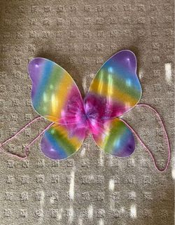 Rainbow Glitter Fairy Butterfly Wings