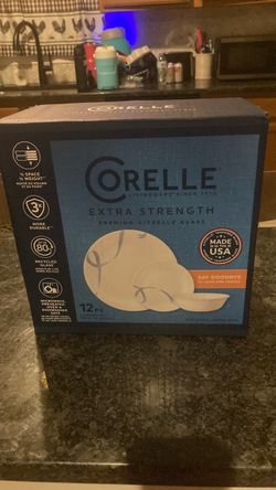 Corelle Extra Strength 12-Piece Dinnerware Set