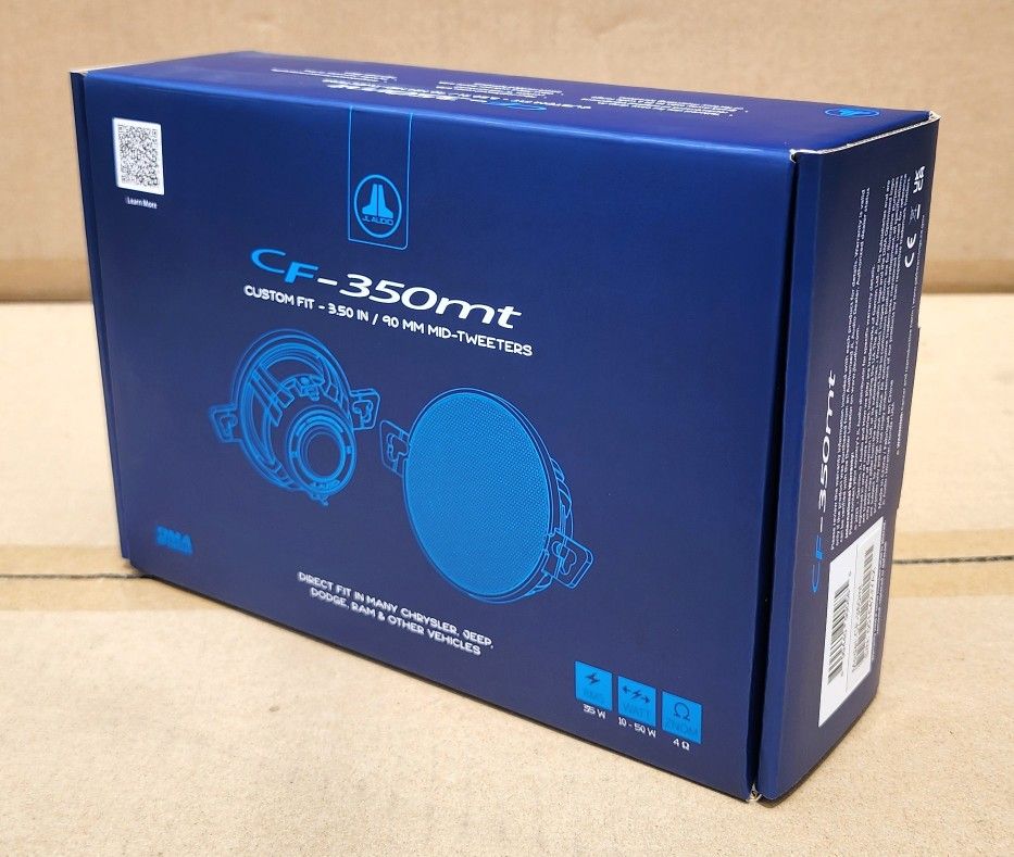 JL Audio CF-350MT Custom Fit 3 1/2" Mid Tweeters Component Speaker System 50 Watts 🚨 Payment Options Available 🚨 No Credit Needed 🚨