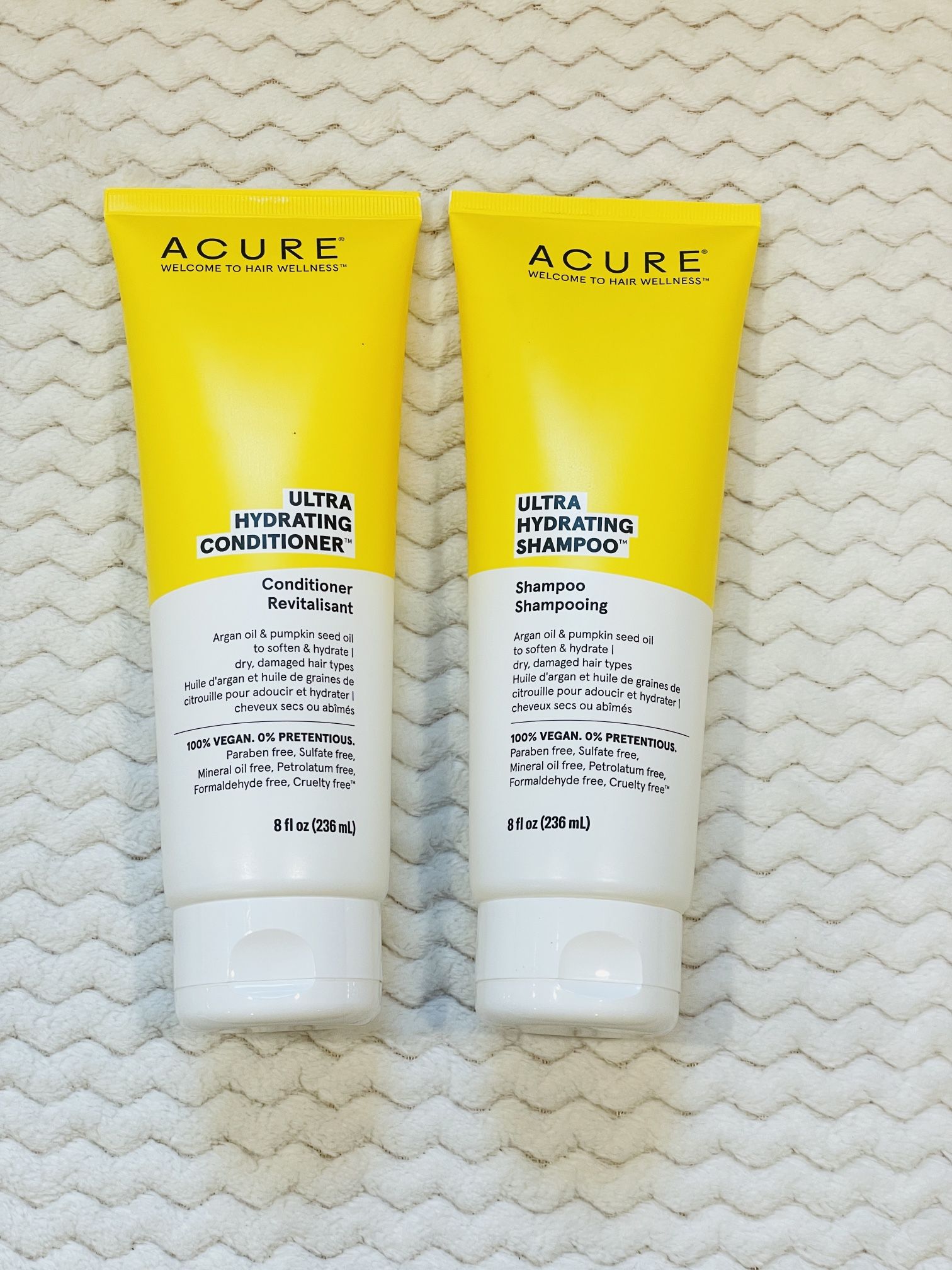 Acure shampoo and conditioner
