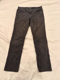 Ann Taylor LOFT Gray Corduroy Pants