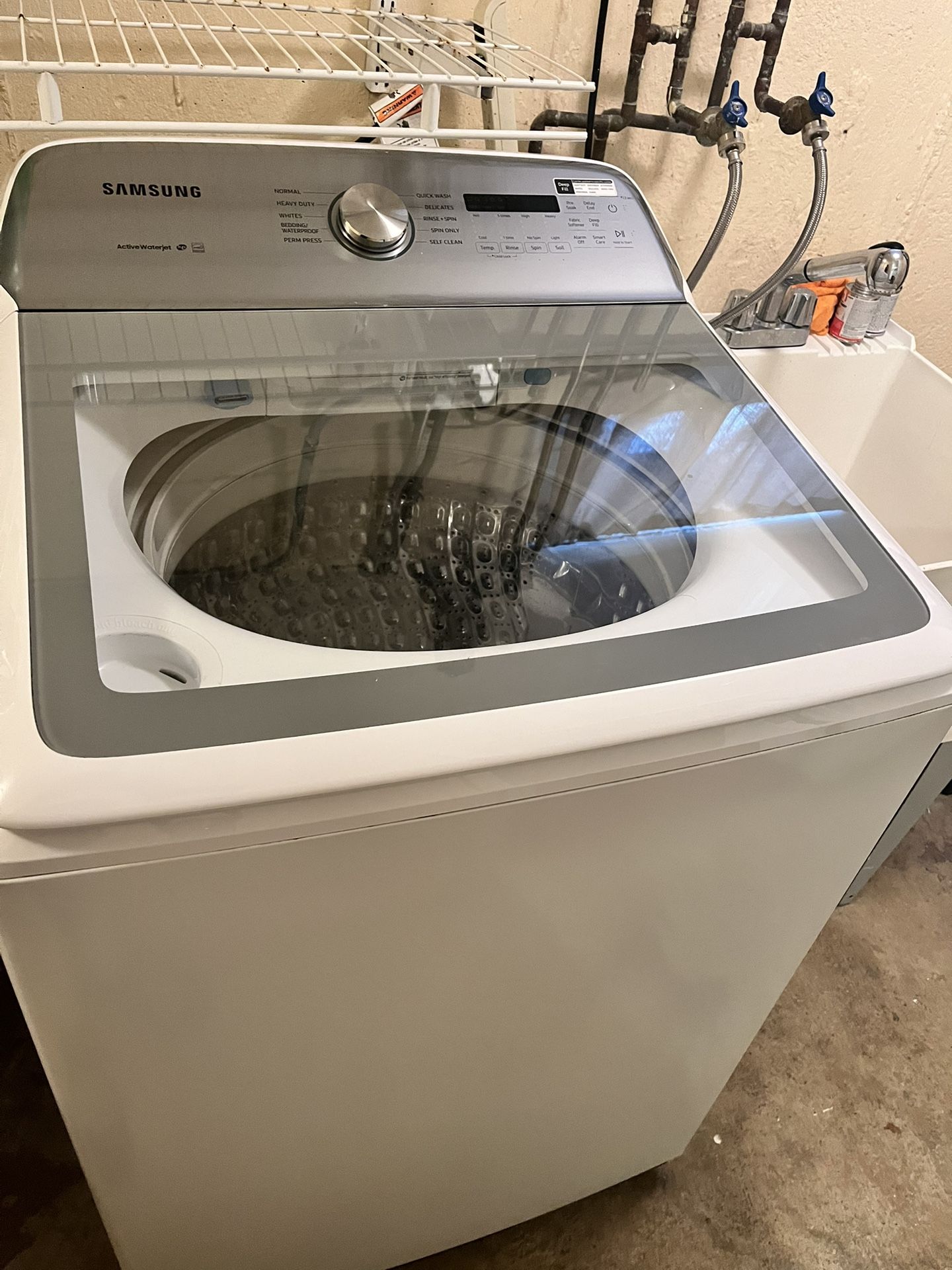 White Samsung Washer
