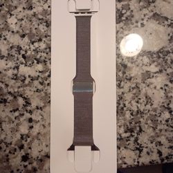 iPhone watch band silver