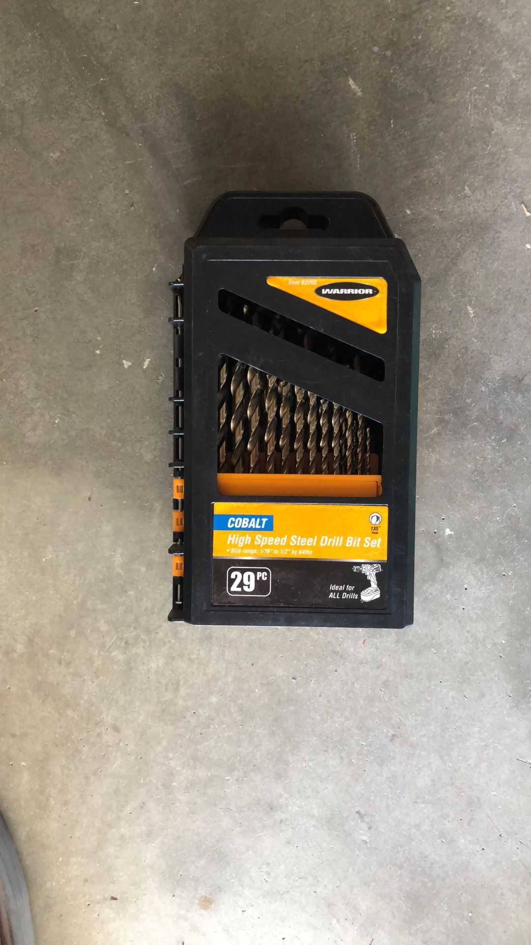 Brand New Cobalt Drill Bit Set