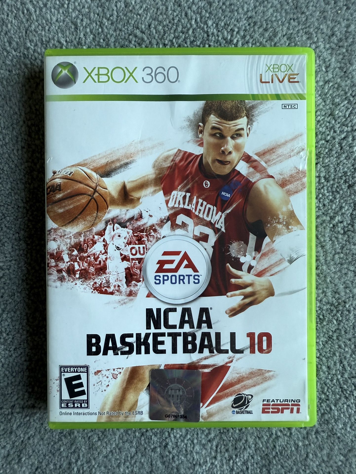 ***NO TRADES!!!*** NCAA Basketball 10 (Xbox 360) ***flawless disk***