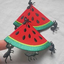 Watermelon IRON ON PATCH Sewing 