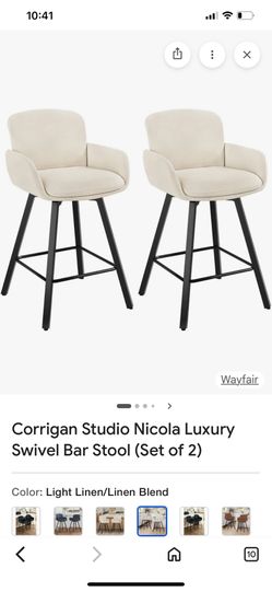 Brand New Faux Leather 3 Barstools