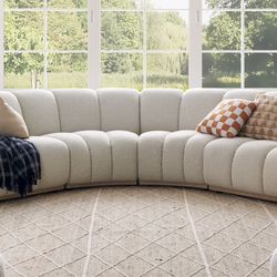 Round Tufted Sectional