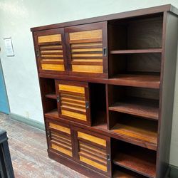 Mid-century modern wooden cabinet