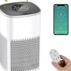 Brand New Smart Wifi Air Purifiers for Home 387 sq.ft, Alexa Enabled True HEPA Air Filter Cleaner for Pollen