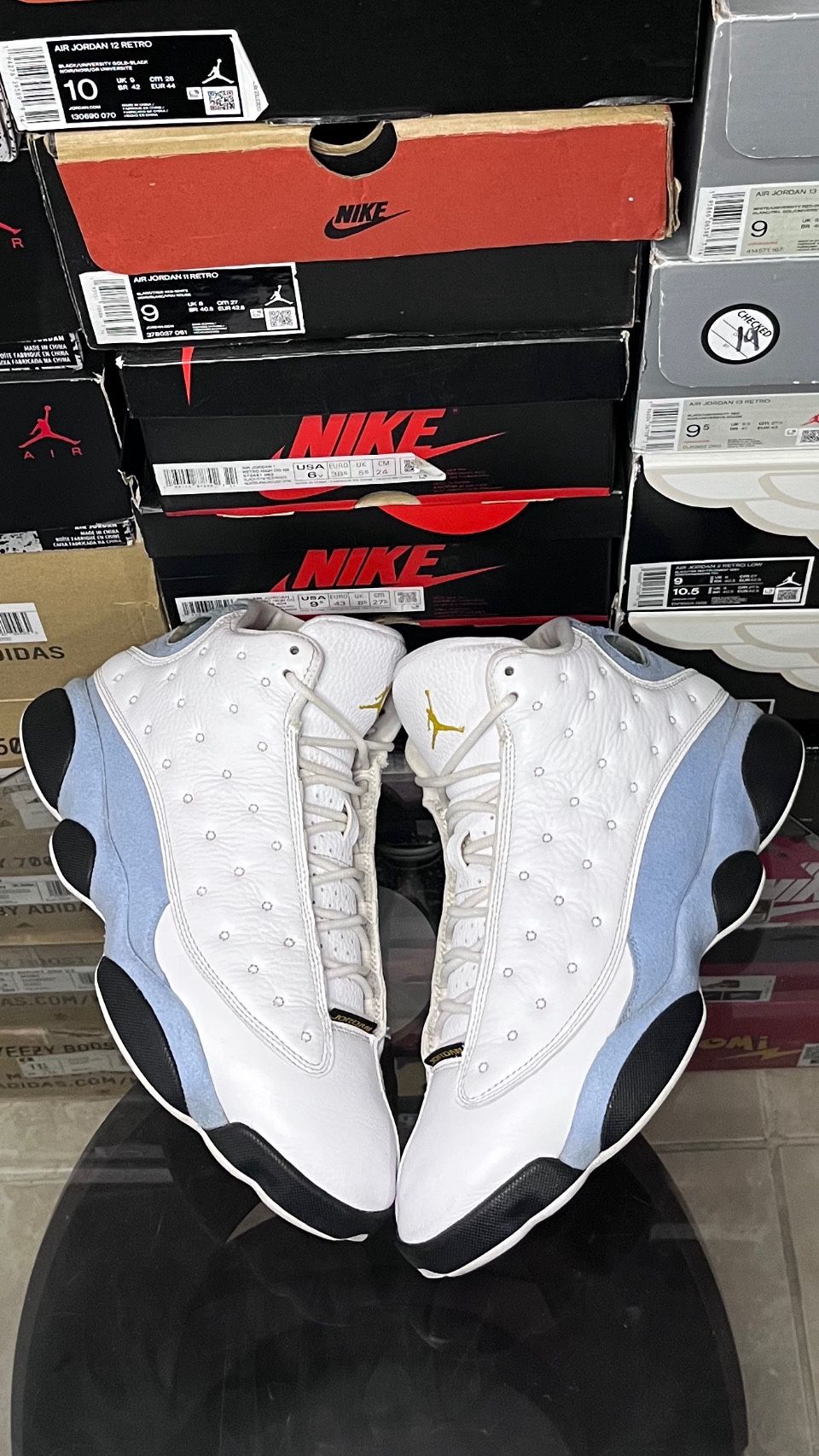 jordan 13 blue grey