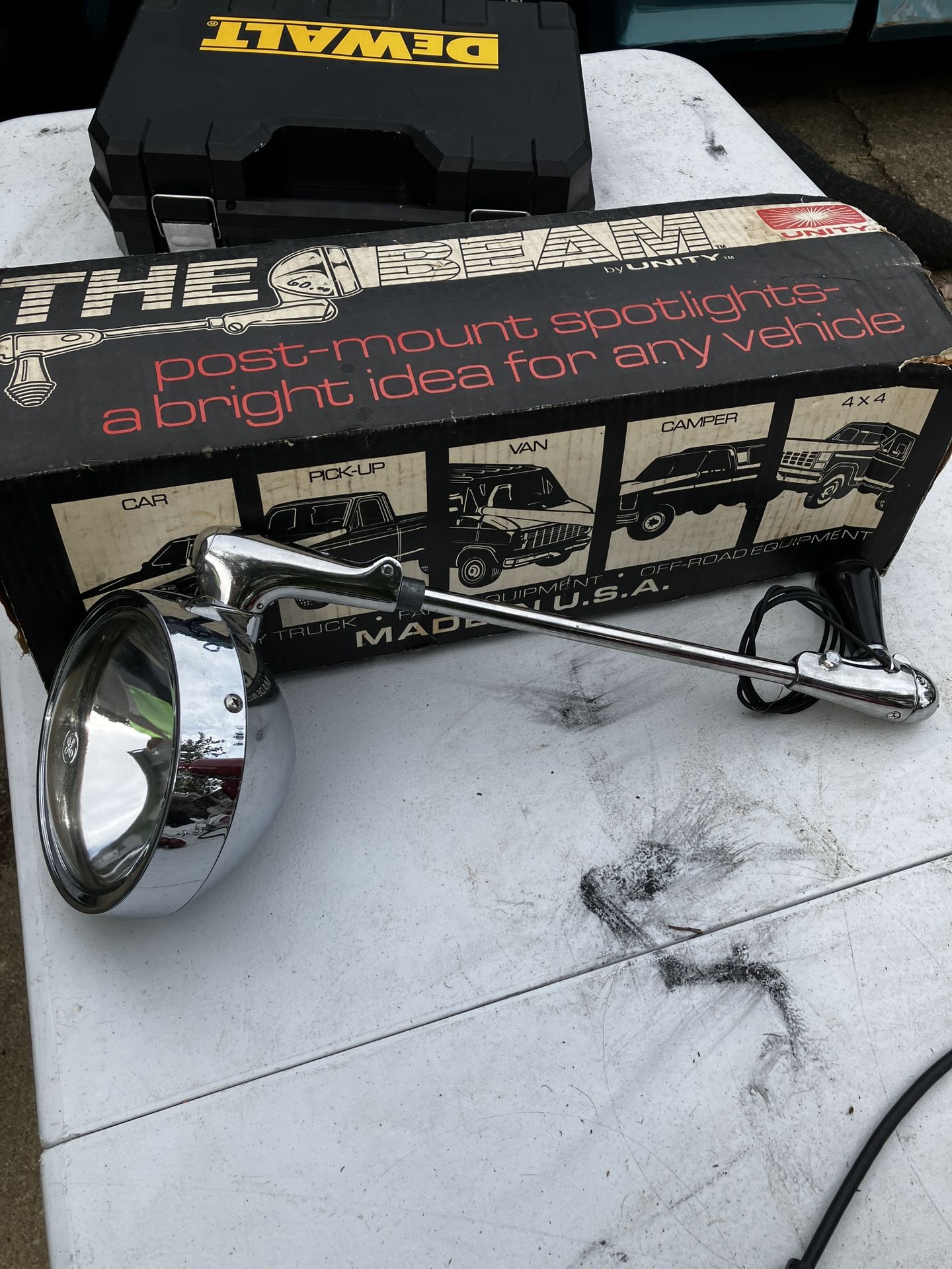 The Beam Post Mount Spotlight