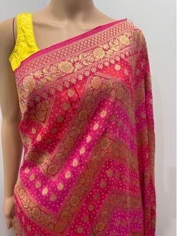 Banaras Georgette Saree New - Very Beautiful Elegan