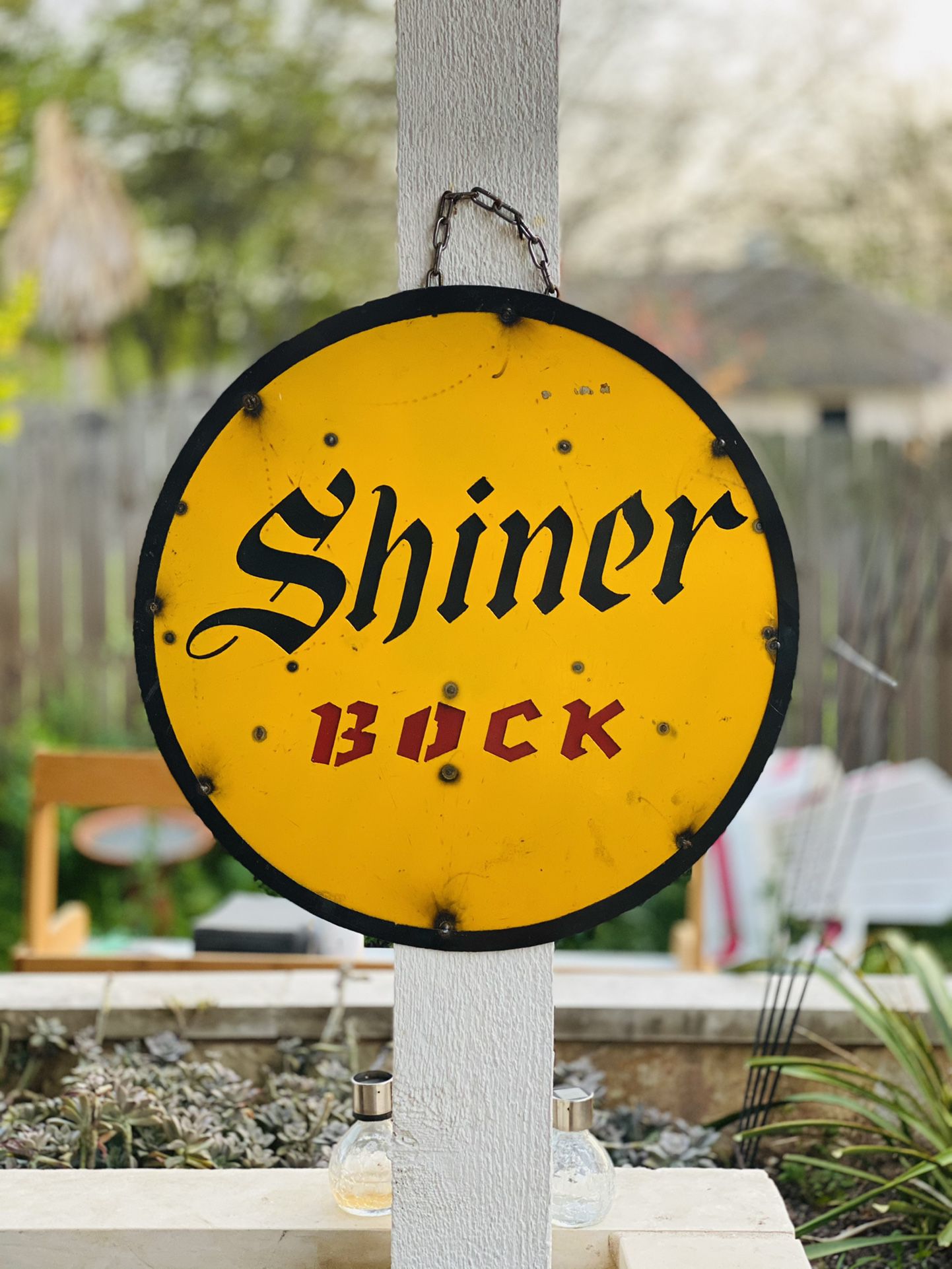 Shiner Bock Metal Sign 