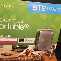 Seagate Portable 5TB External Hard Drive