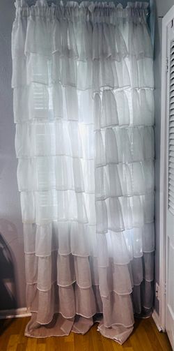 White curtains