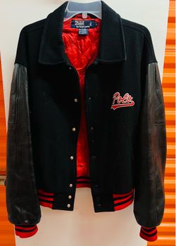 Polo By Ralph Lauren Jacket with Lion Head Embroidered On The Back