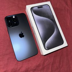 Unlocked Brand New Apple iPhone 15 Pro Max 256gb Blue Works With Any Carrier 