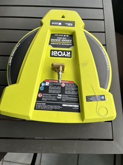 15 in. 3400 PSI Gas pressure Washer Surface Cleaner With Caster Wheels