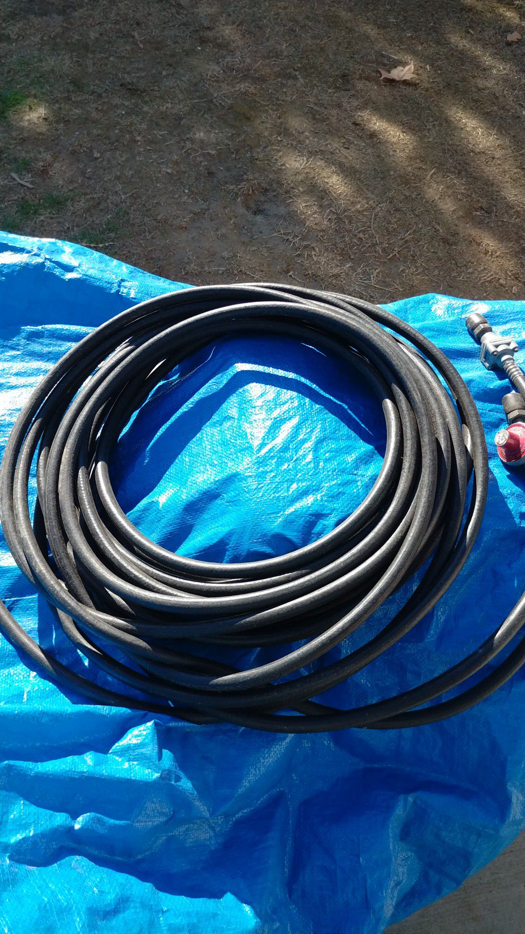 Propane hoses with regulators