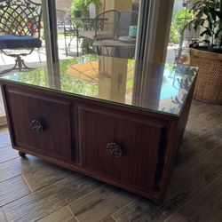 Mid Century Danish Walnut Square End  Table