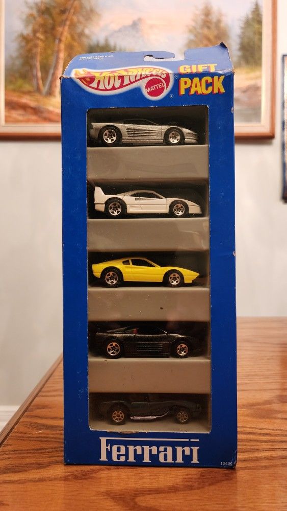 1993 Hot Wheels Ferrari 5 Car Gift Pack