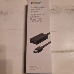 Microsoft Surface Mini Display Port To HDMI 2.0 Adapter