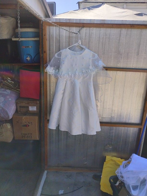 White Childs Dress