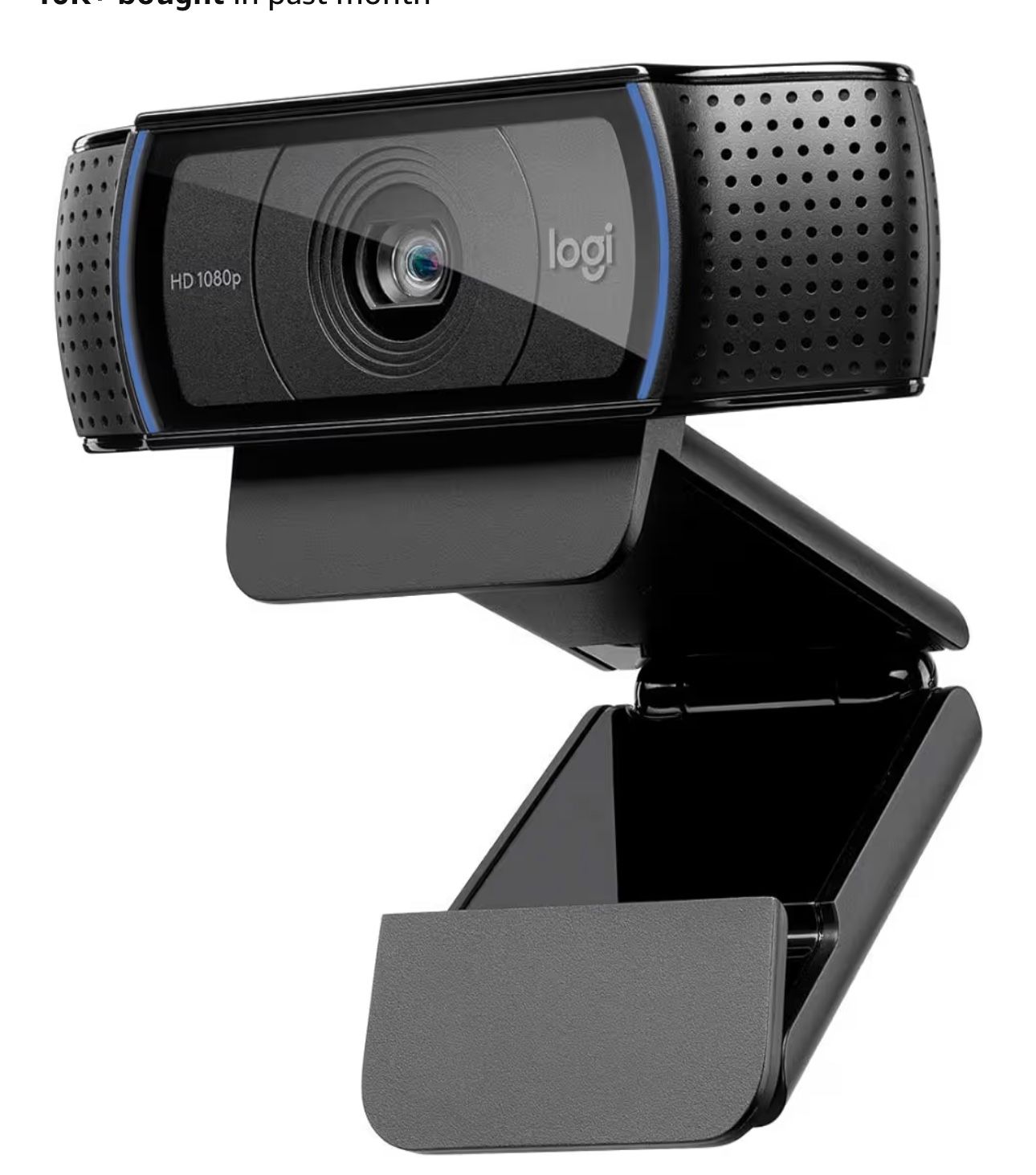 Logitech C920x HD Pro Webcam, Full HD 1080p/30fps Video, Clear Audio, HD Light Correction, PC Camera Webcam, Works with Skype, Zoom, Facetime, PC, Lap