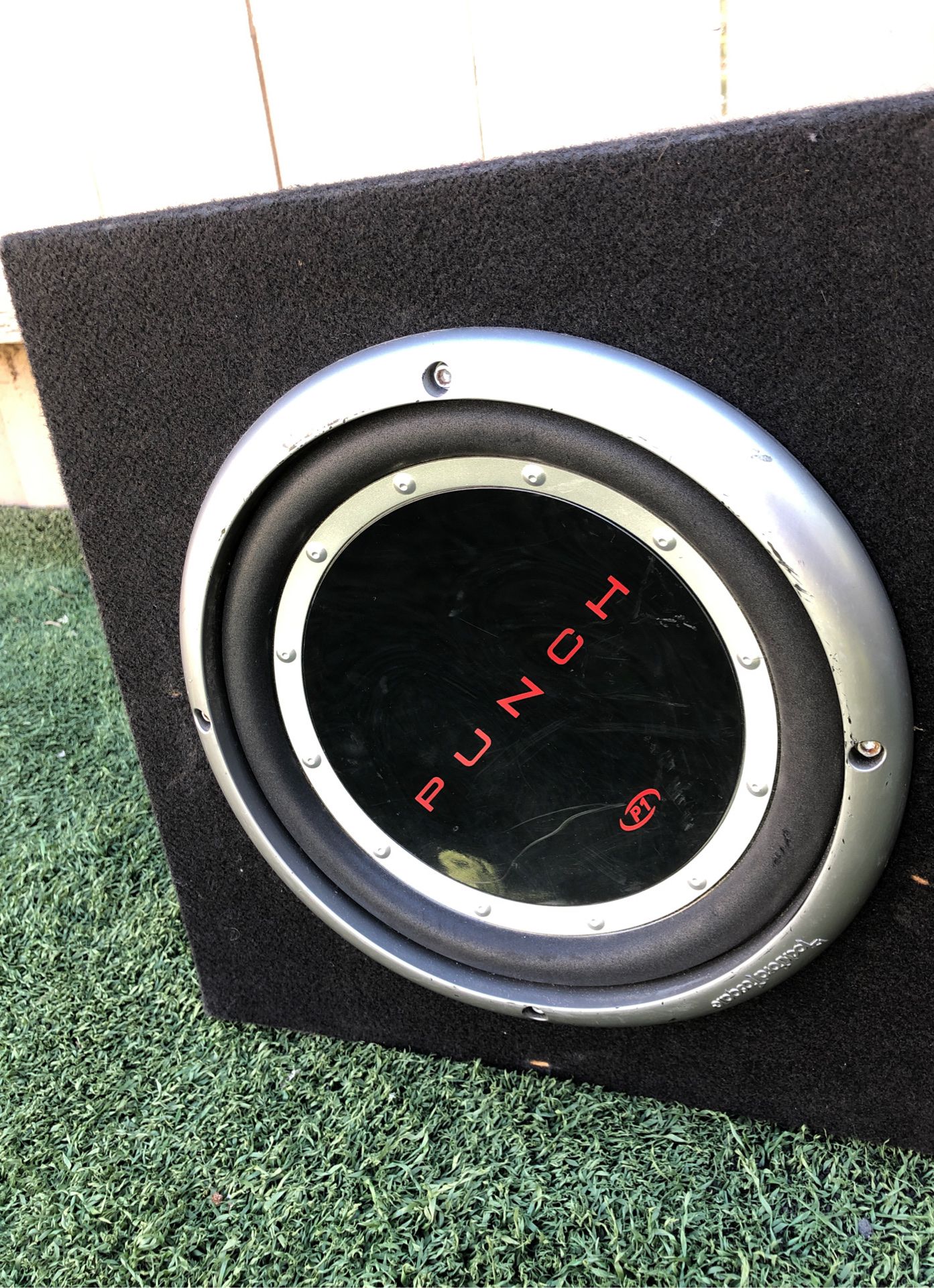 Punch p1 subwoofer with 10 inch box