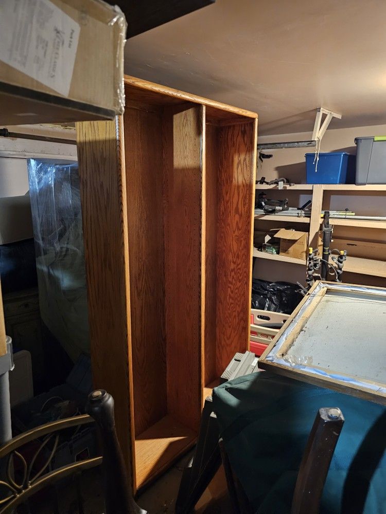 Oak Book Case 7ft X 4ft